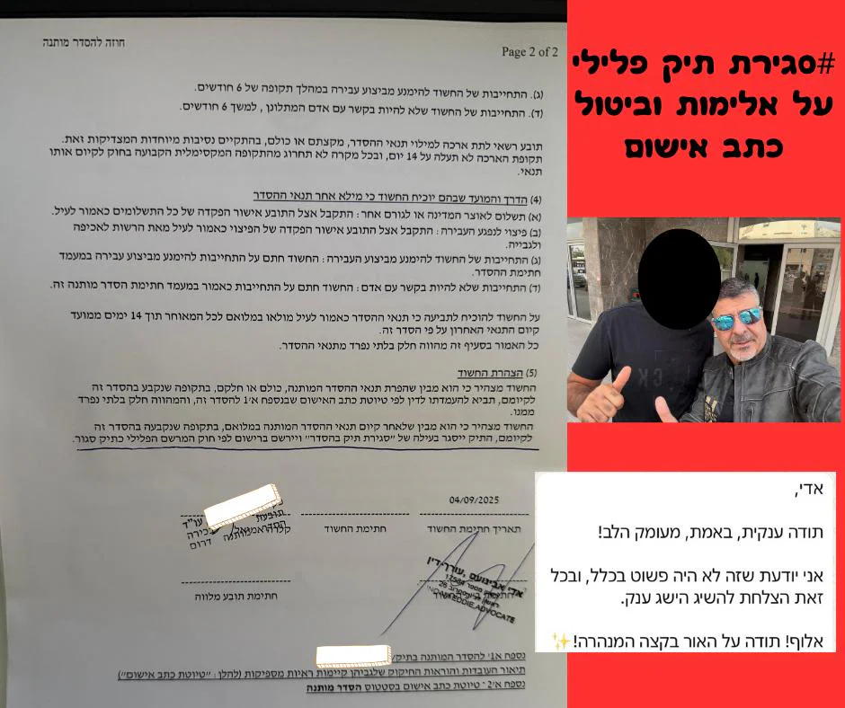 סגירת תיק פלילי ללא הגשת כתב אישום בתיק אלימות במשפחה